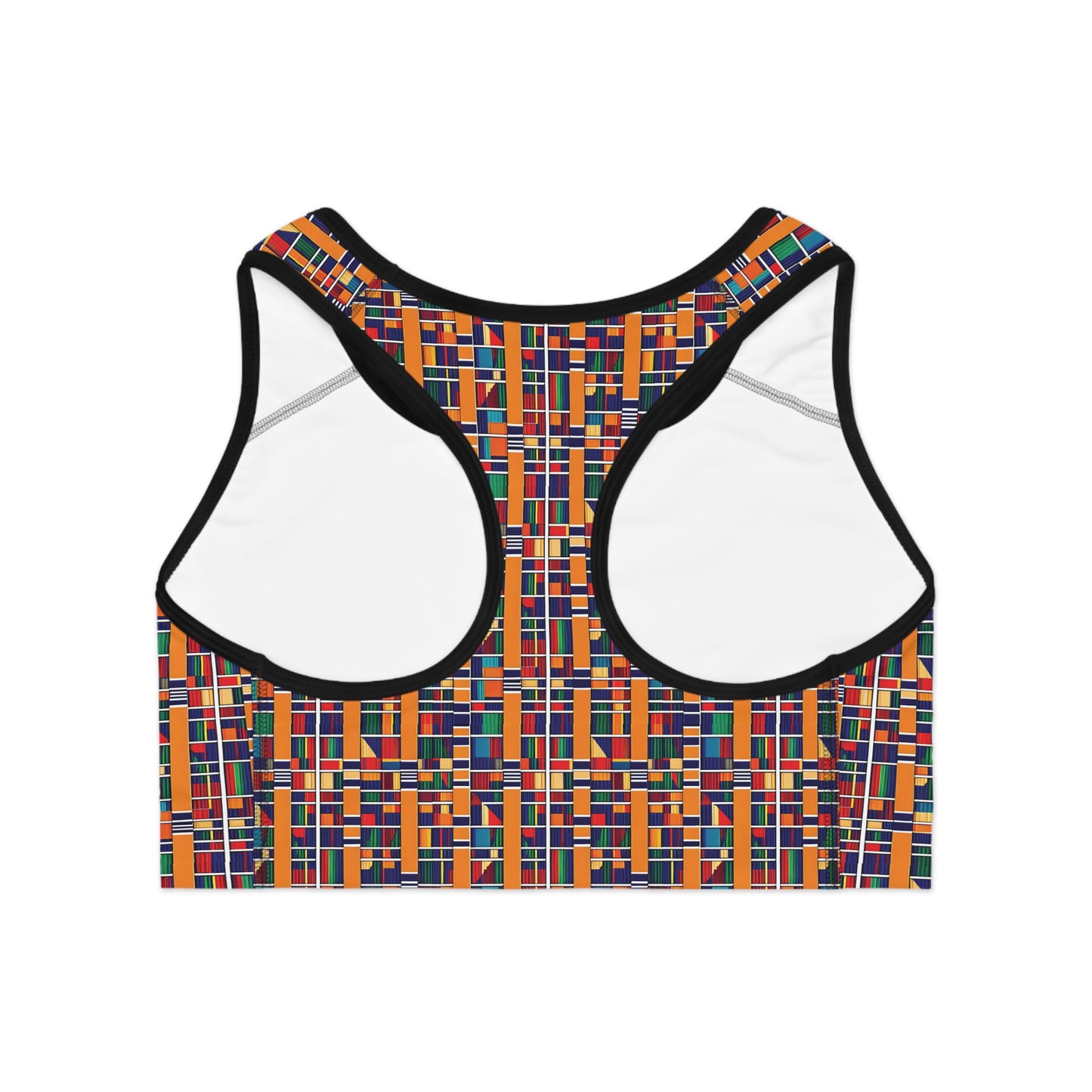 Freedom Culture (Compression Fit) Kente Print Sports Bra