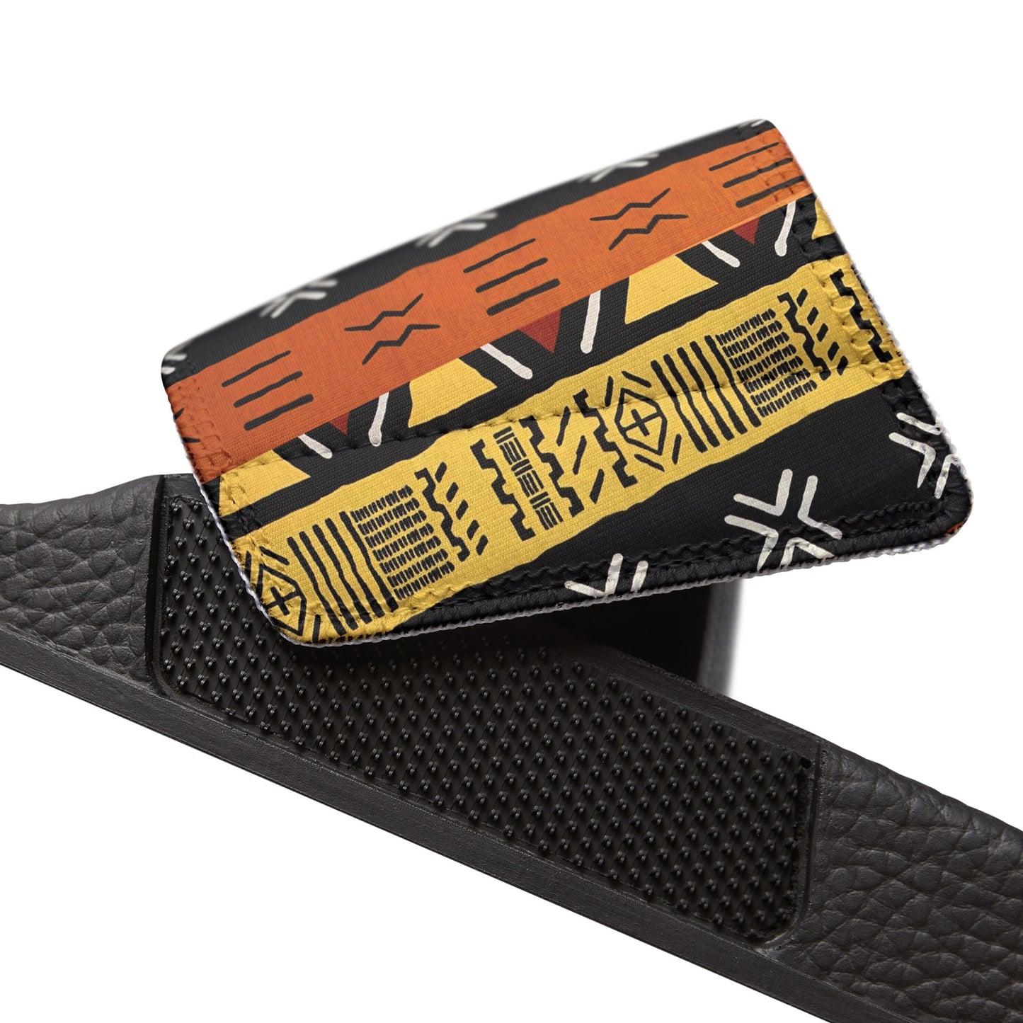 Freedom Culture Mud-cloth Print Women's Removable-Strap Sandals