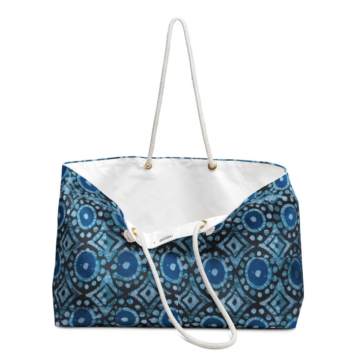 Freedom Culture's African Blue Beach Tote Bag