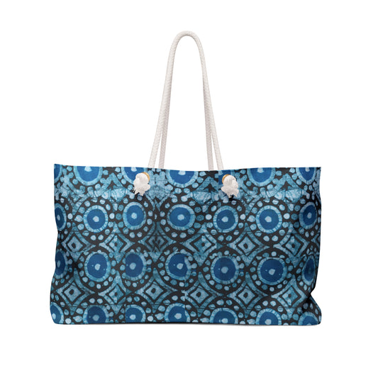 Freedom Culture's African Blue Beach Tote Bag