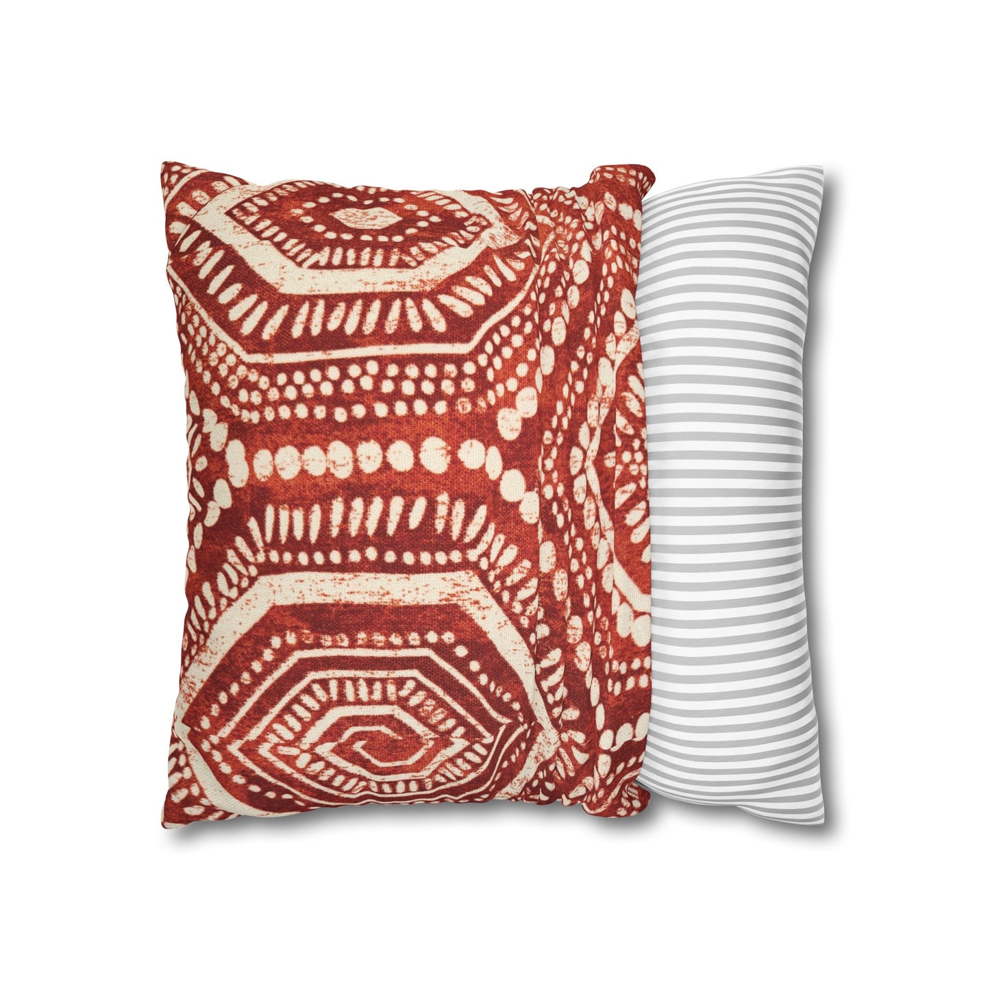 Cloth Print Square Pillow Case