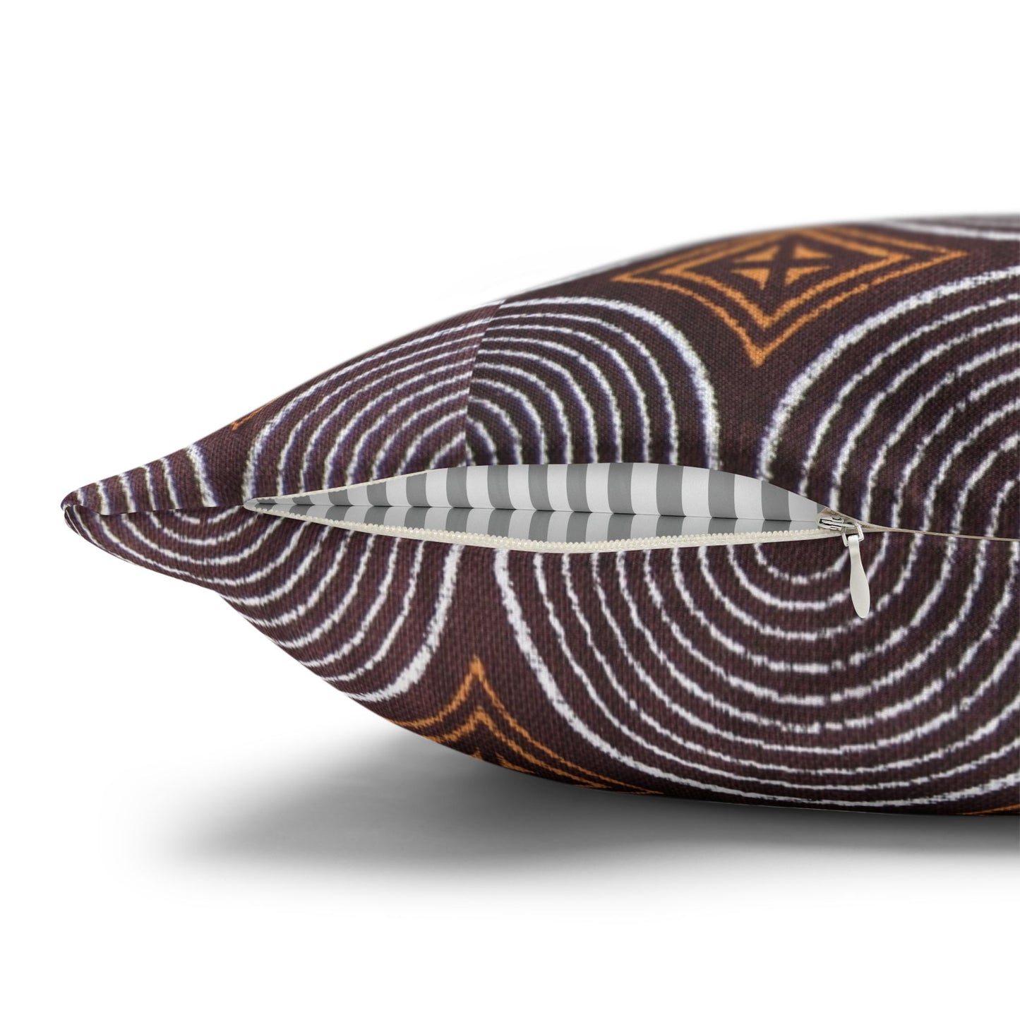 Freedom Culture Circle Print Square Pillow Case
