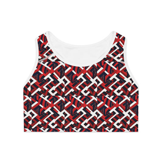 Freedom Culture (Compression Fit)  "HU" Sports Bra