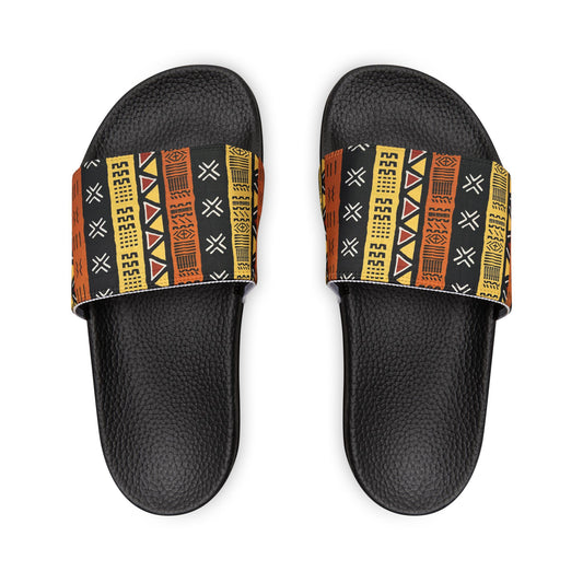 Freedom Culture Mud-cloth Print Women's Removable-Strap Sandals