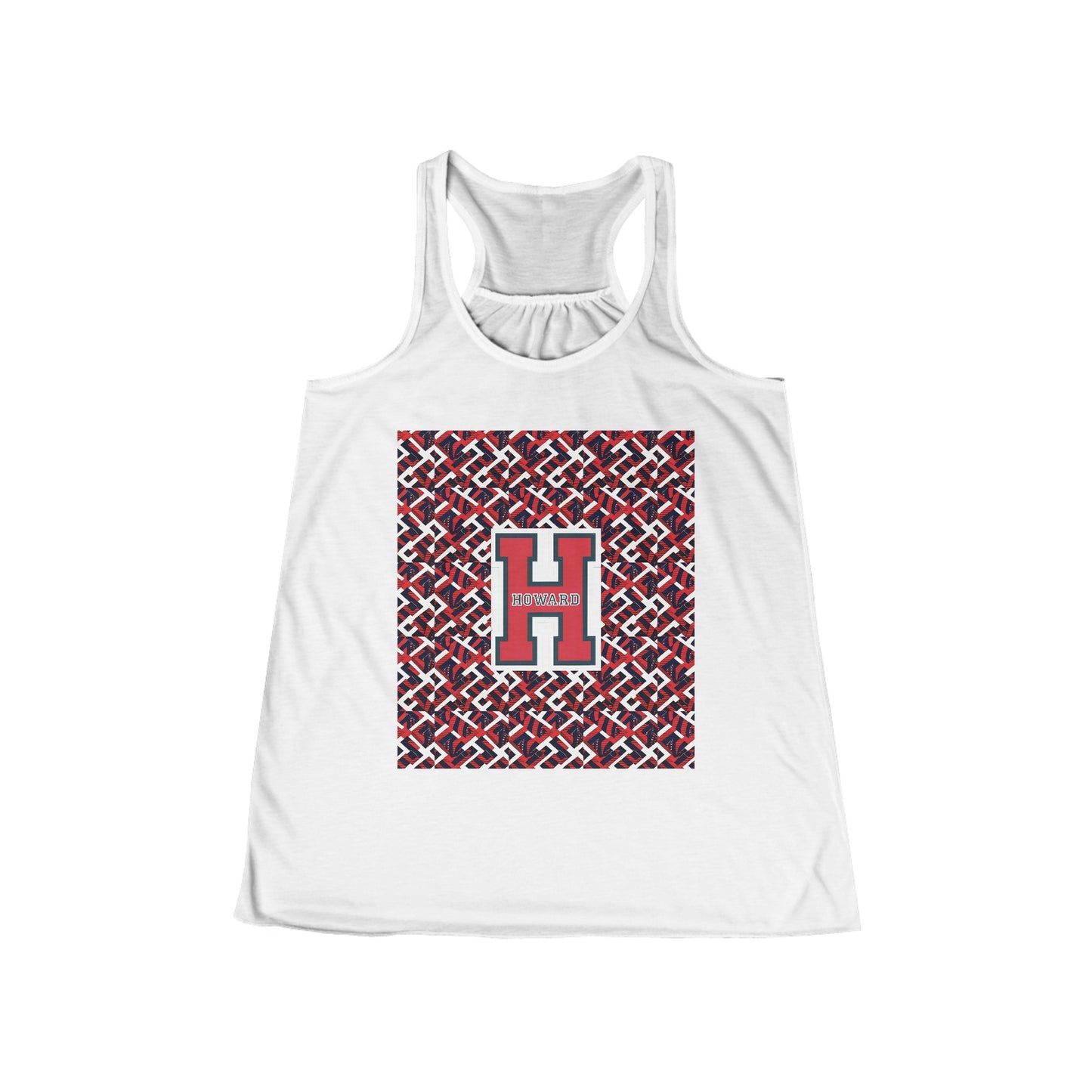 Women's HOWARD U Flowy Racerback Tank