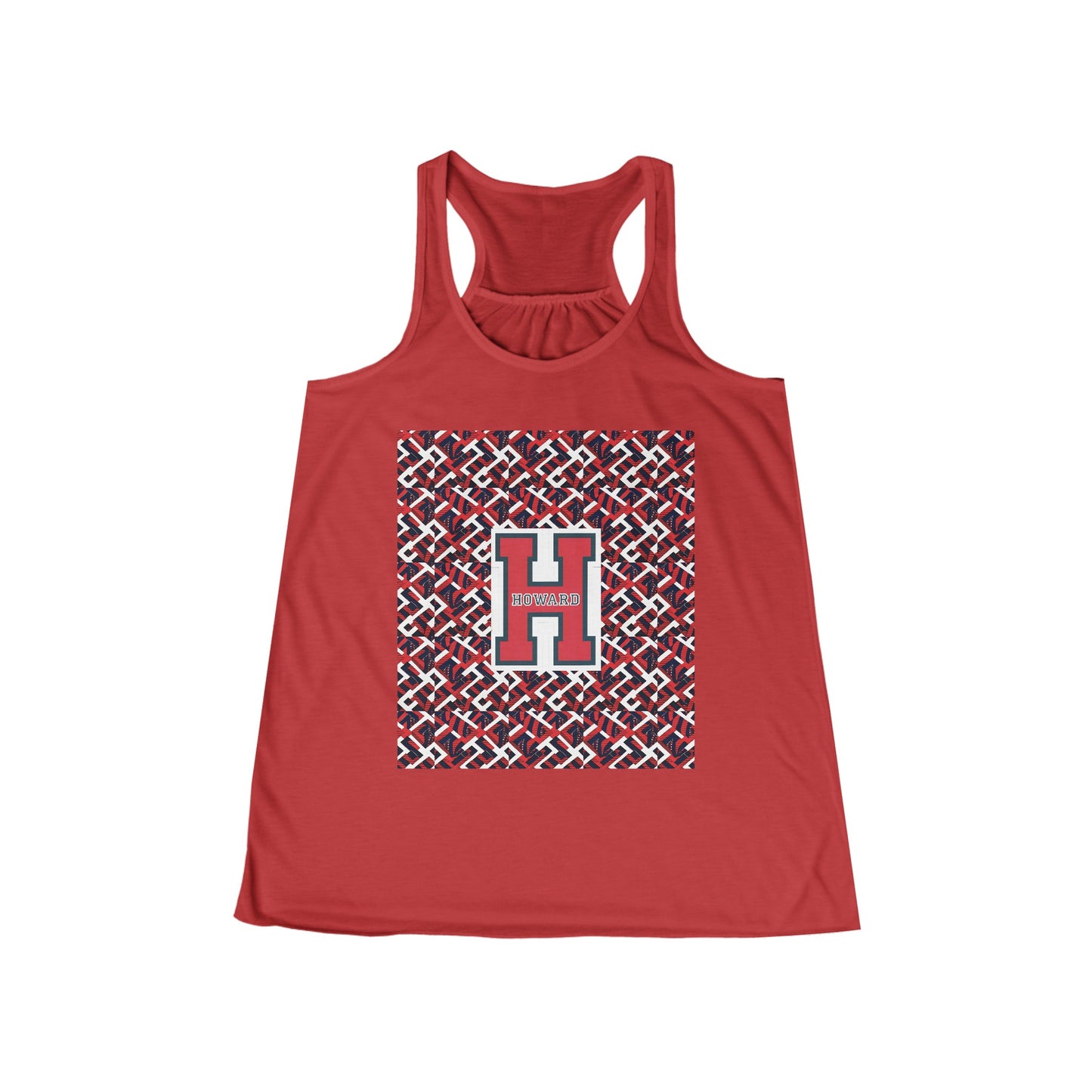 Women's HOWARD U Flowy Racerback Tank