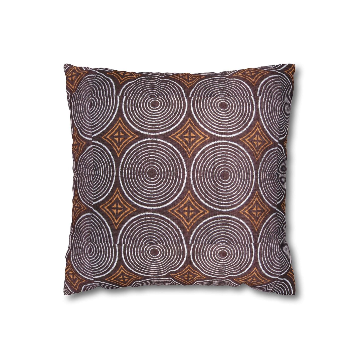 Freedom Culture Circle Print Square Pillow Case