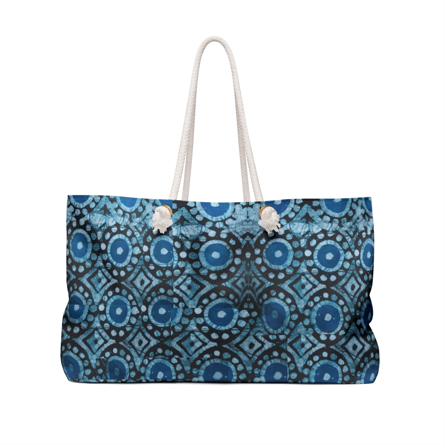 Freedom Culture's African Blue Beach Tote Bag