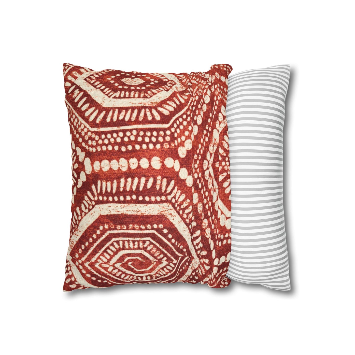 Cloth Print Square Pillow Case