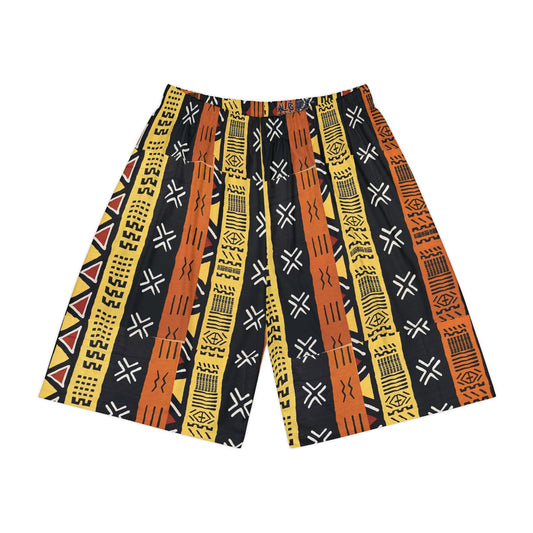 Freedom Culture Men’s Mud Cloth Print Sports Shorts