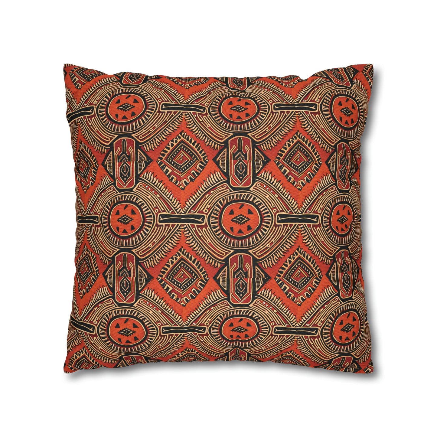 Freedom Culture "Jua" Cloth Print Square Pillow Case
