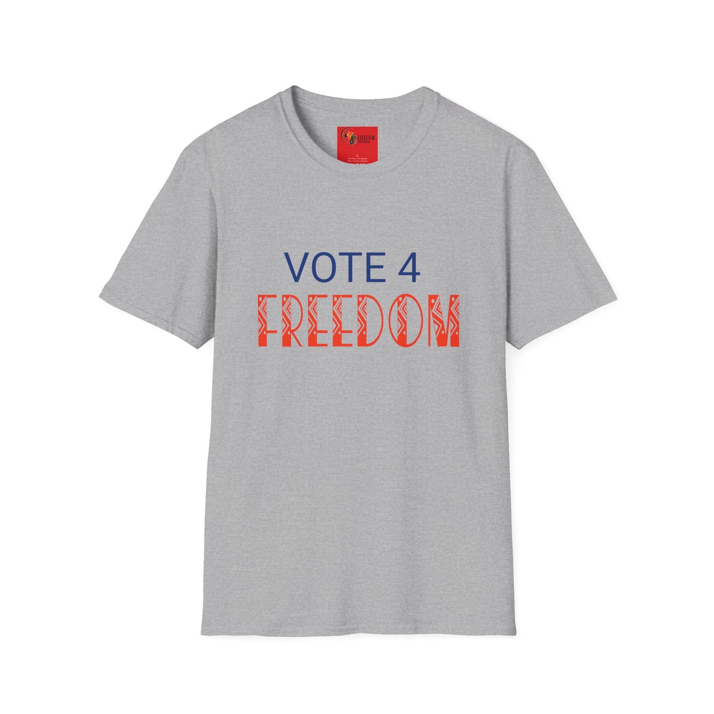 Freedom Culture “Vote 4 Freedom” Unisex Softstyle T-Shirt