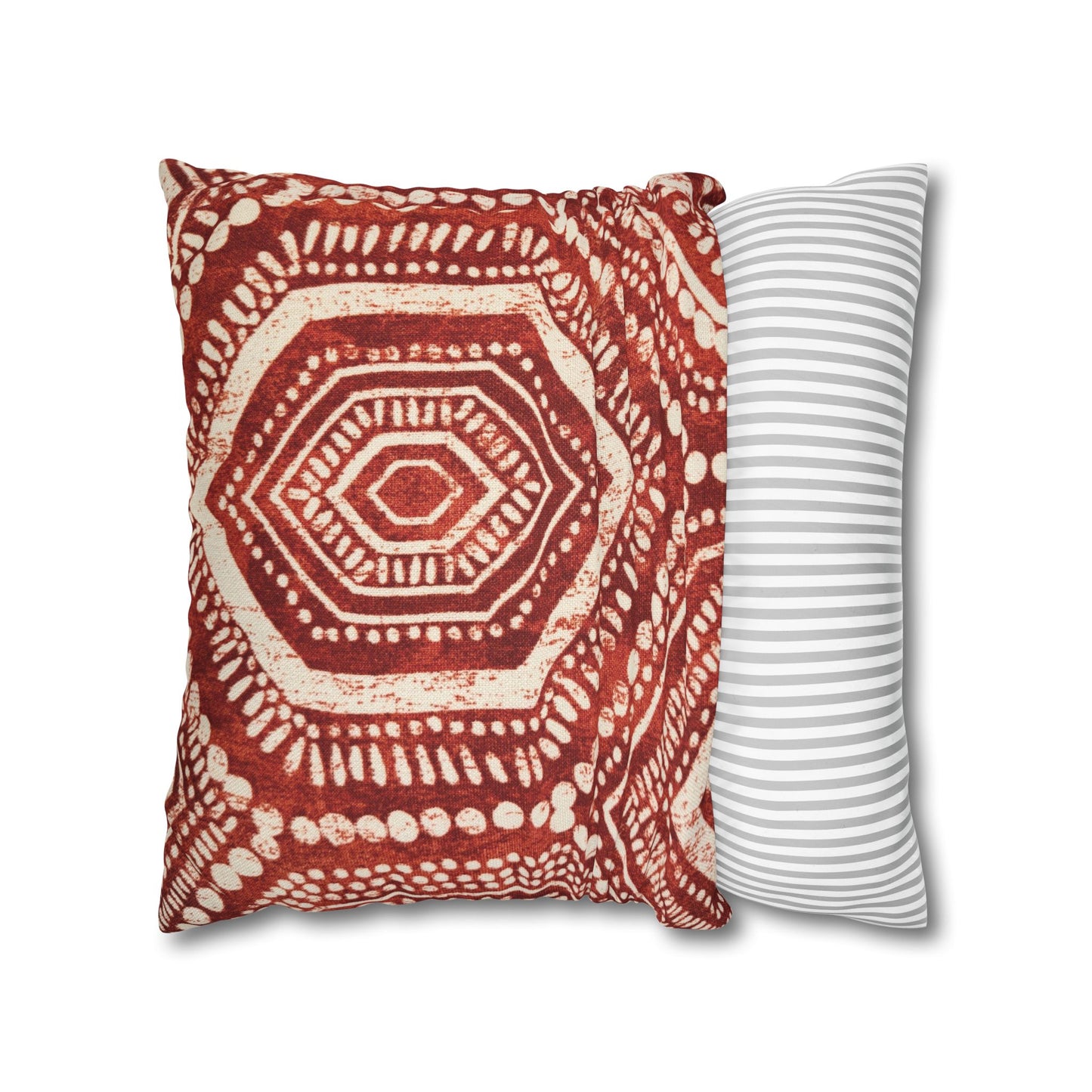 Cloth Print Square Pillow Case