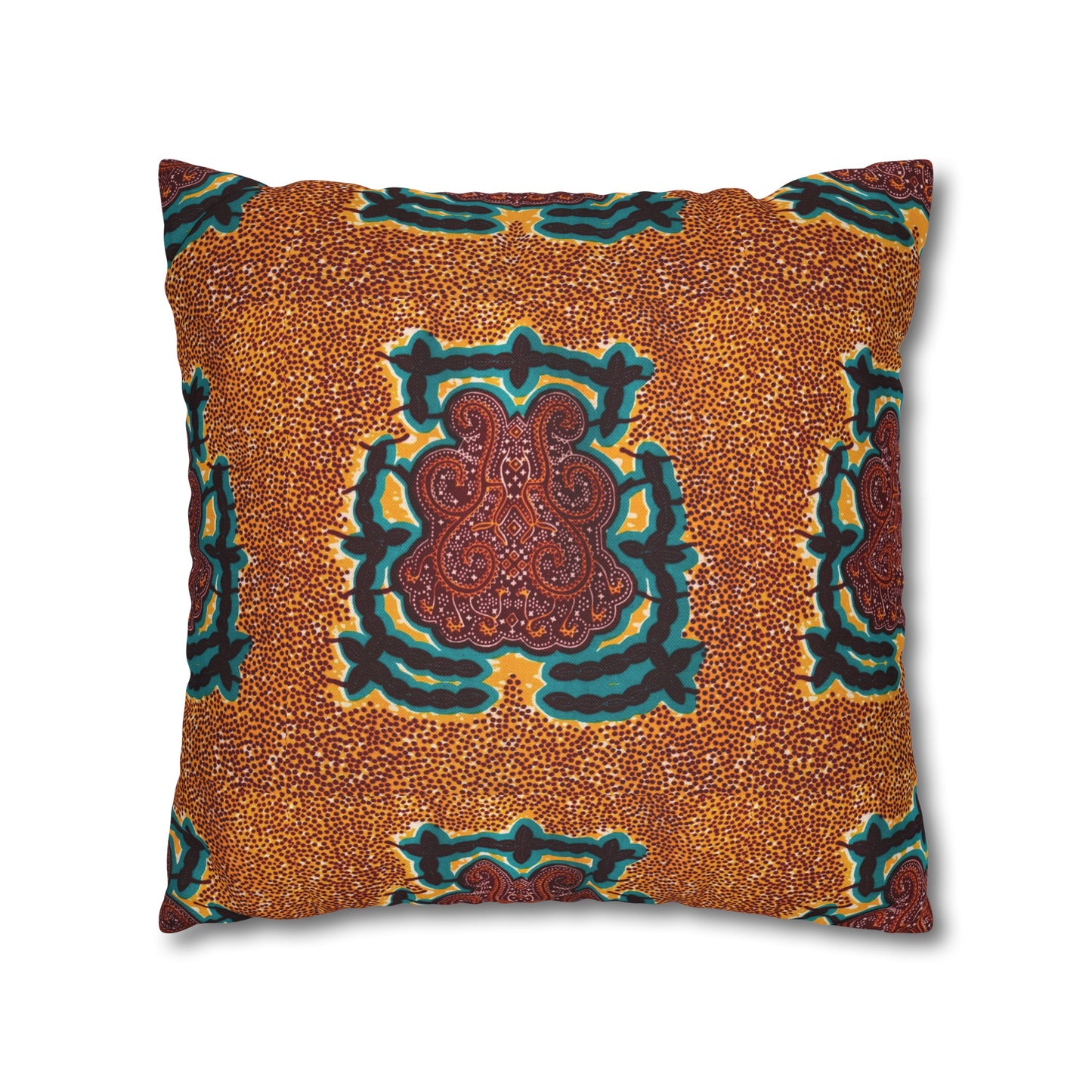 "Gongo" Print Square Pillow Case