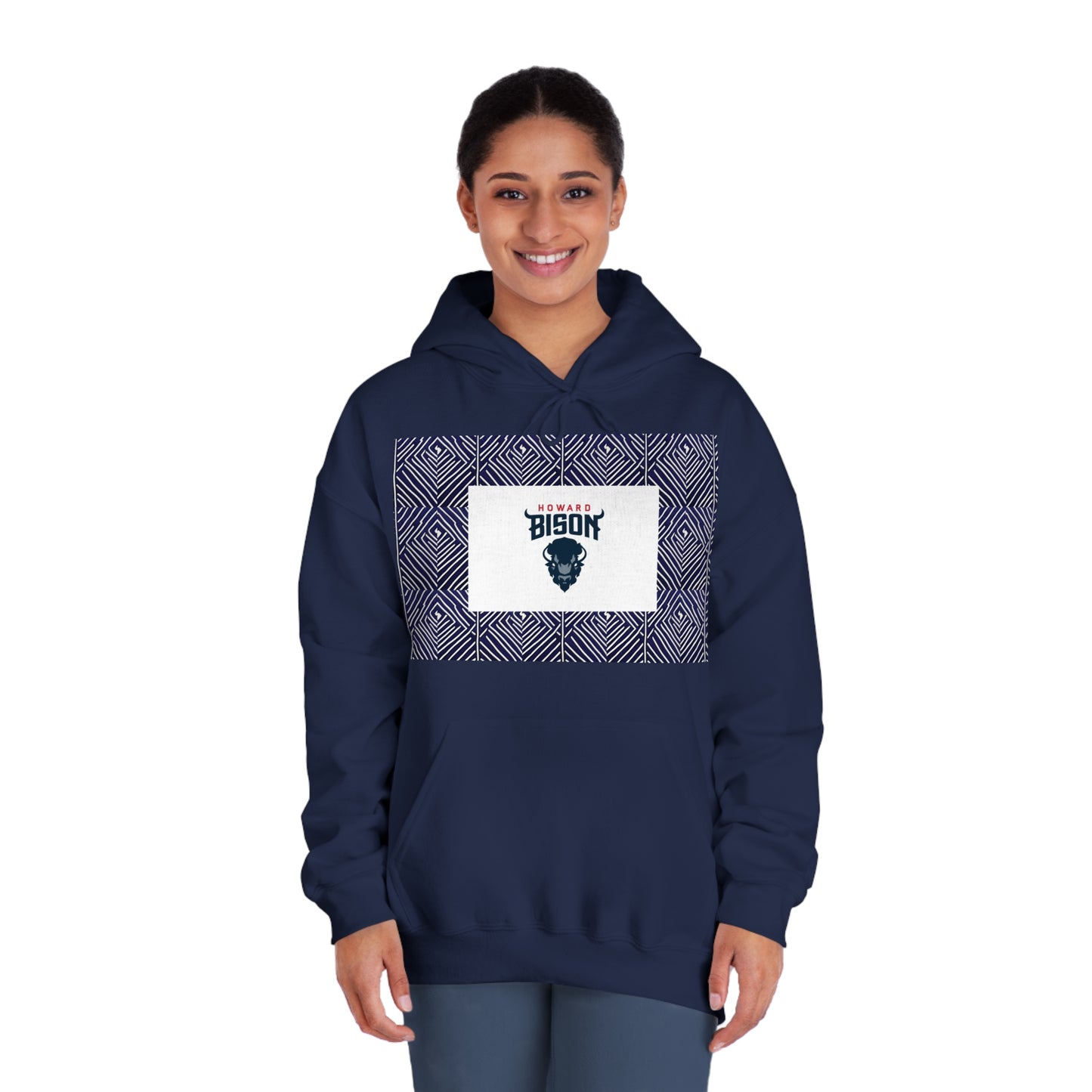 HOWARD BISON Unisex DryBlend® Hooded Sweatshirt