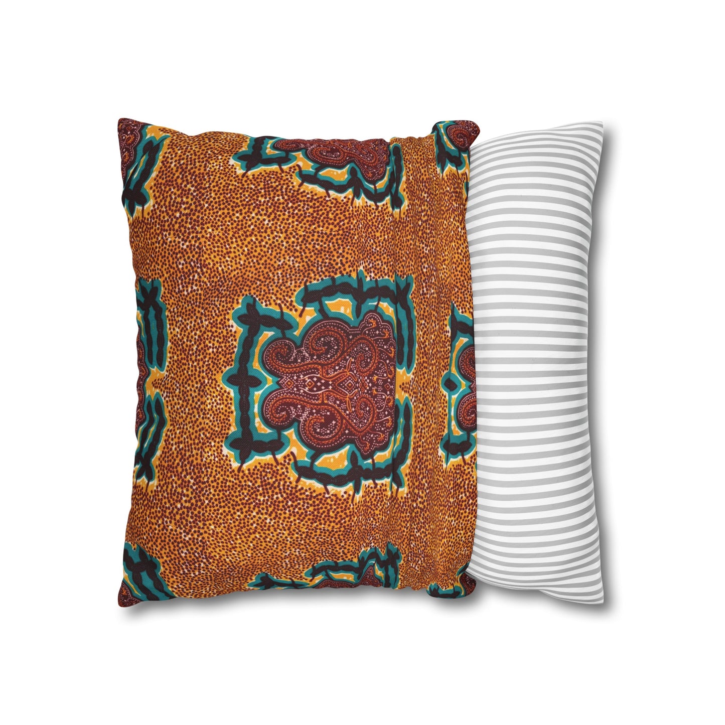 "Gongo" Print Square Pillow Case