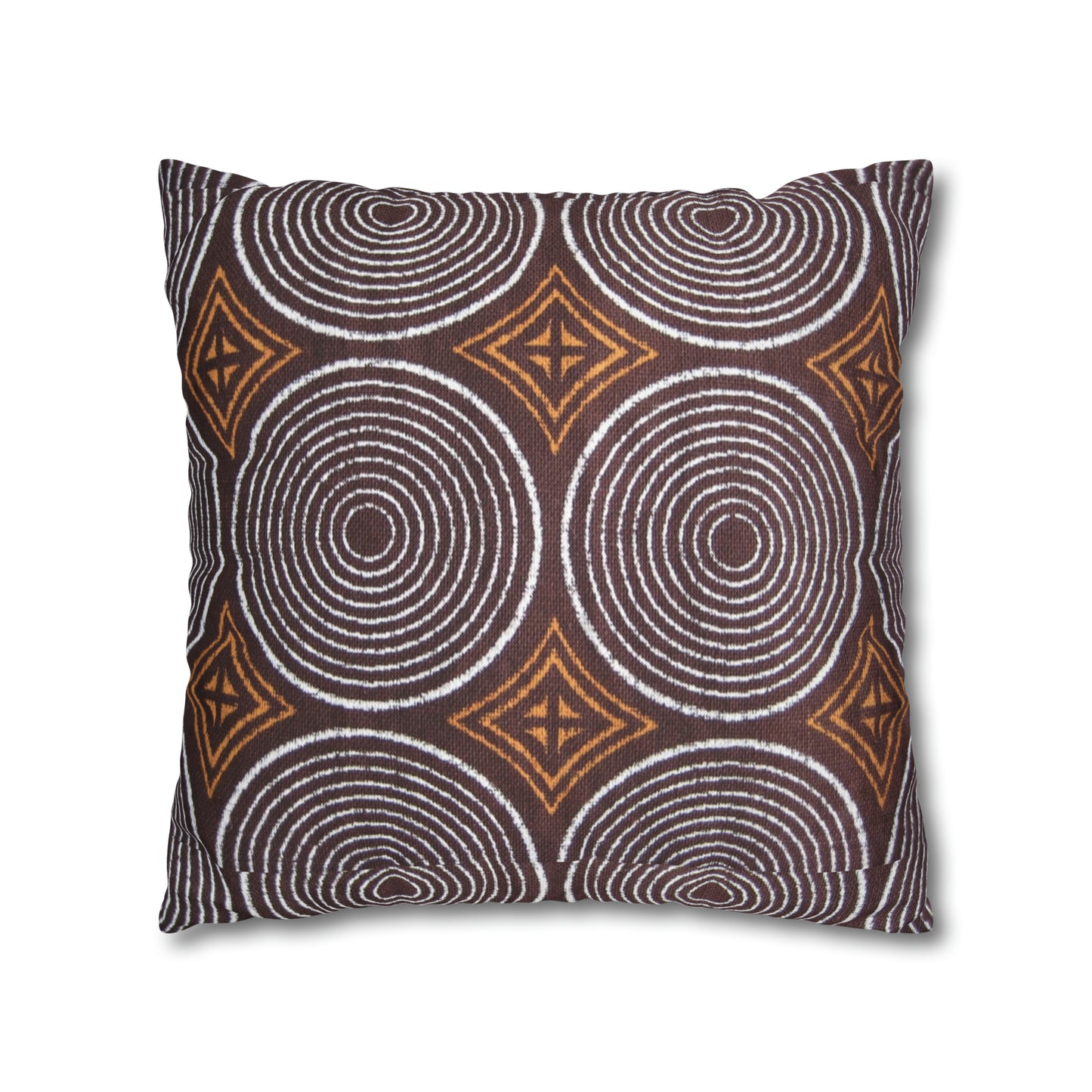 Freedom Culture Circle Print Square Pillow Case