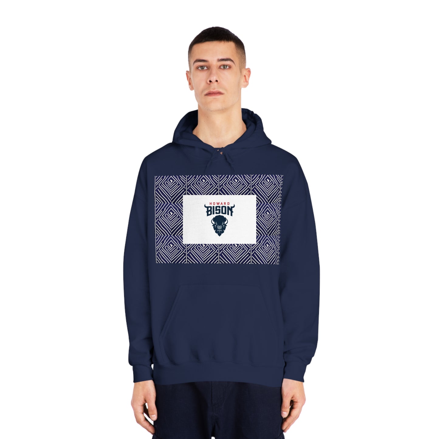 HOWARD BISON Unisex DryBlend® Hooded Sweatshirt