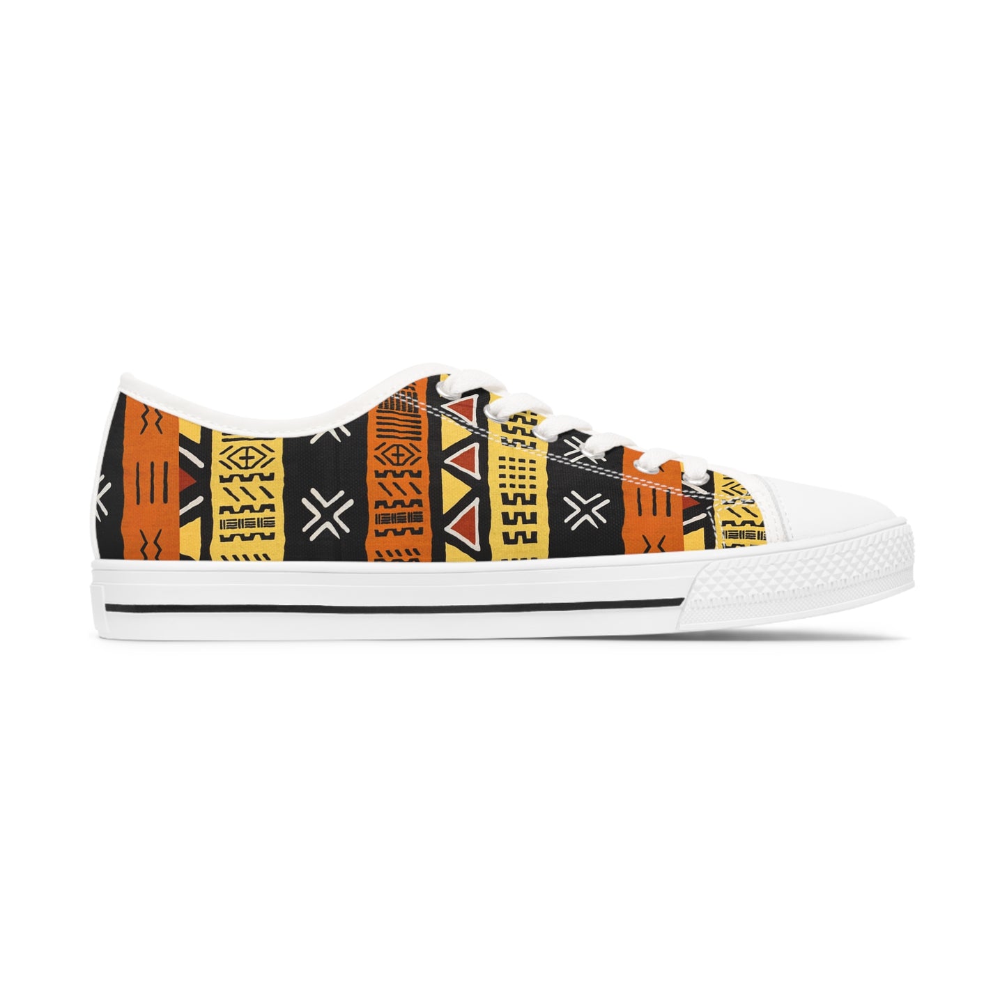 Freedom Culture Women's Low Top Mud Cloth Print Sneakers