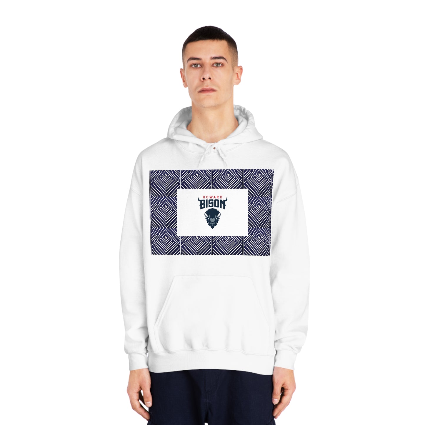 HOWARD BISON Unisex DryBlend® Hooded Sweatshirt