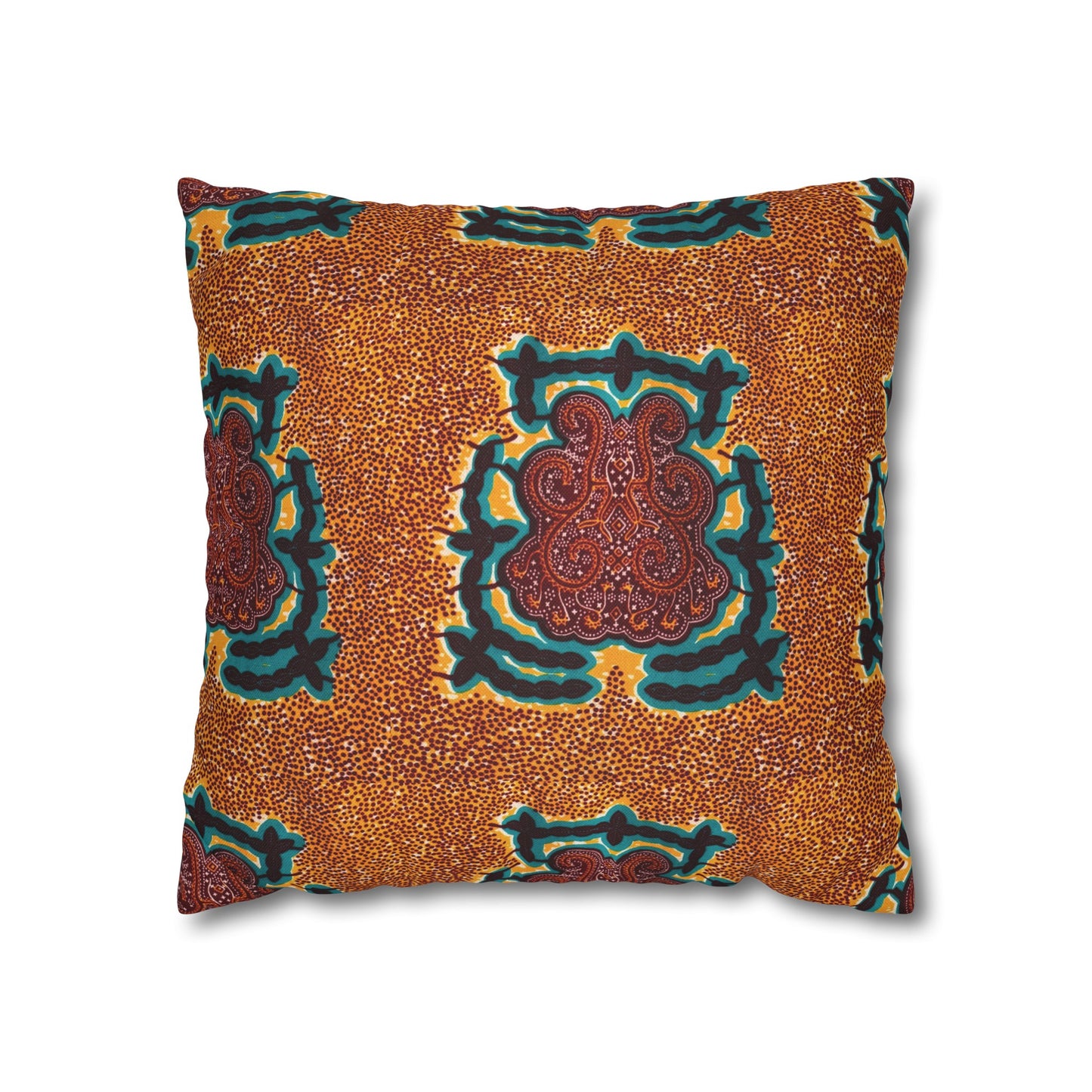 "Gongo" Print Square Pillow Case