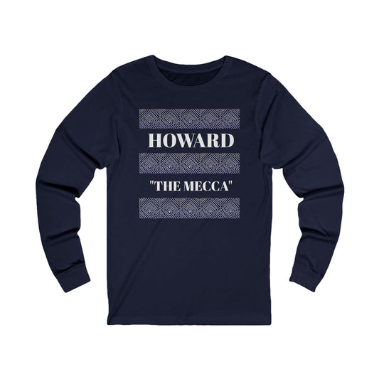 Freedom Culture HOWARD U "THE MECCA" Unisex Jersey Long Sleeve Tee