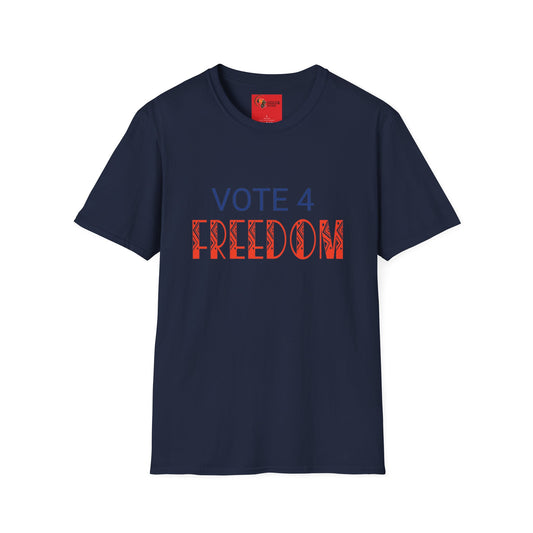 Freedom Culture “Vote 4 Freedom” Unisex Softstyle T-Shirt