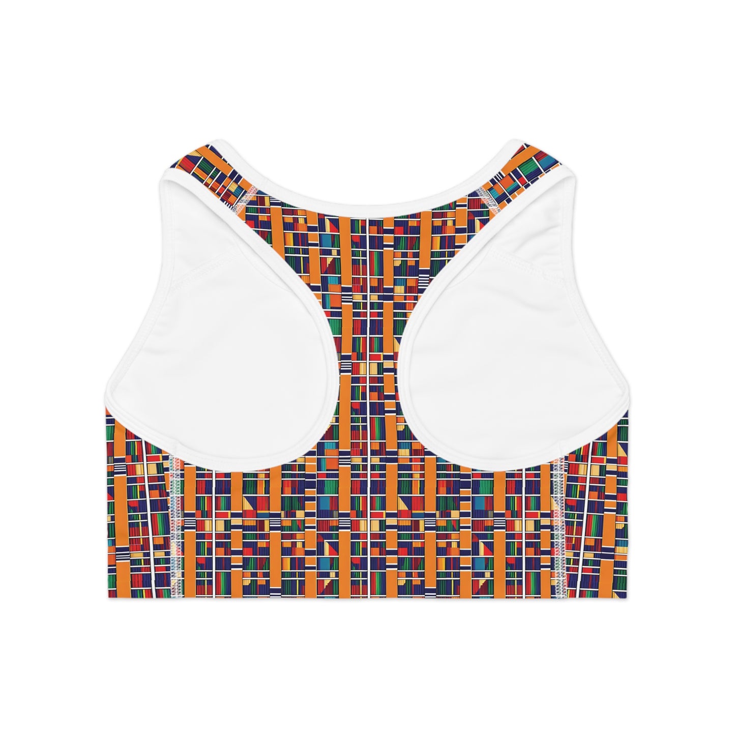 Freedom Culture (Compression Fit) Kente Print Sports Bra