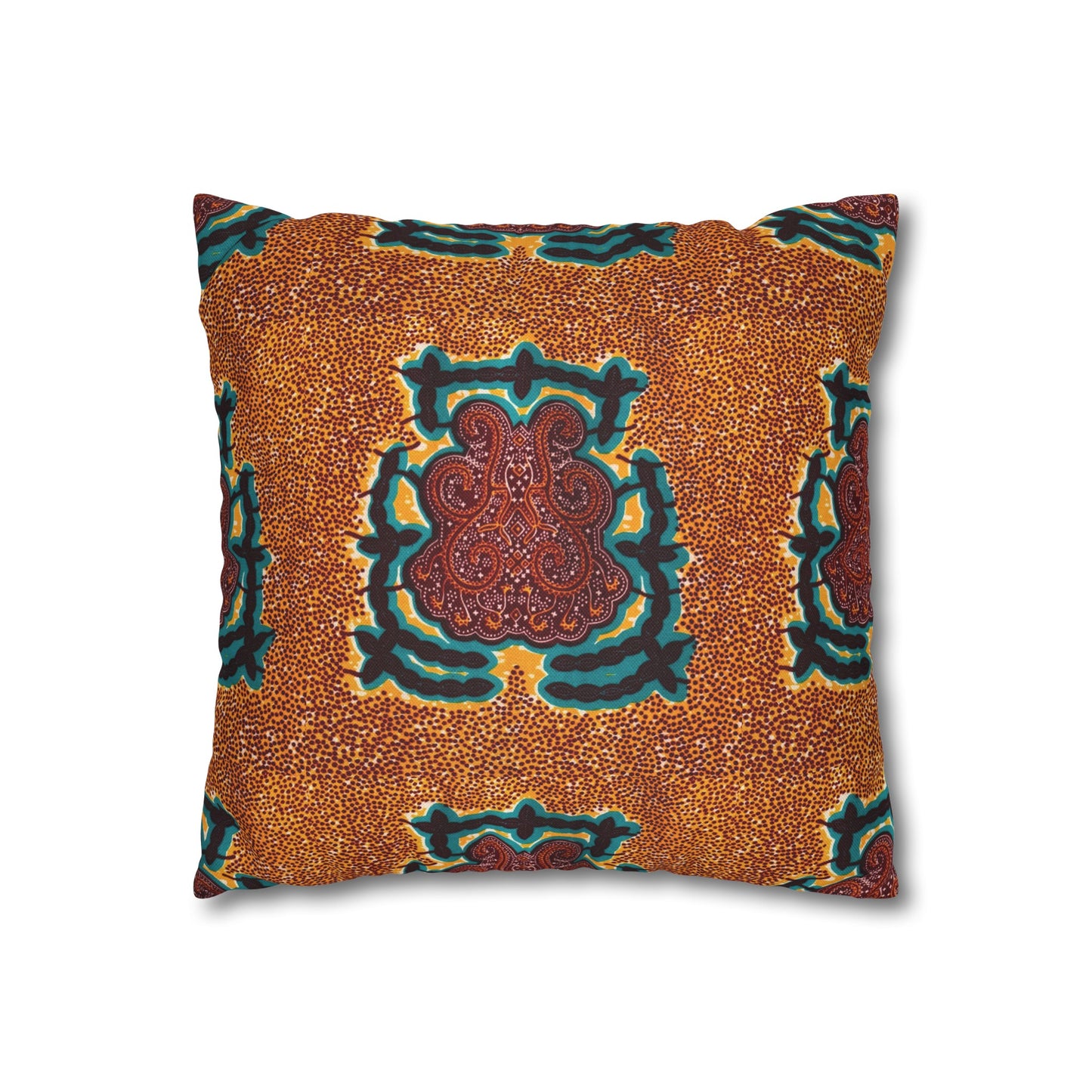 "Gongo" Print Square Pillow Case