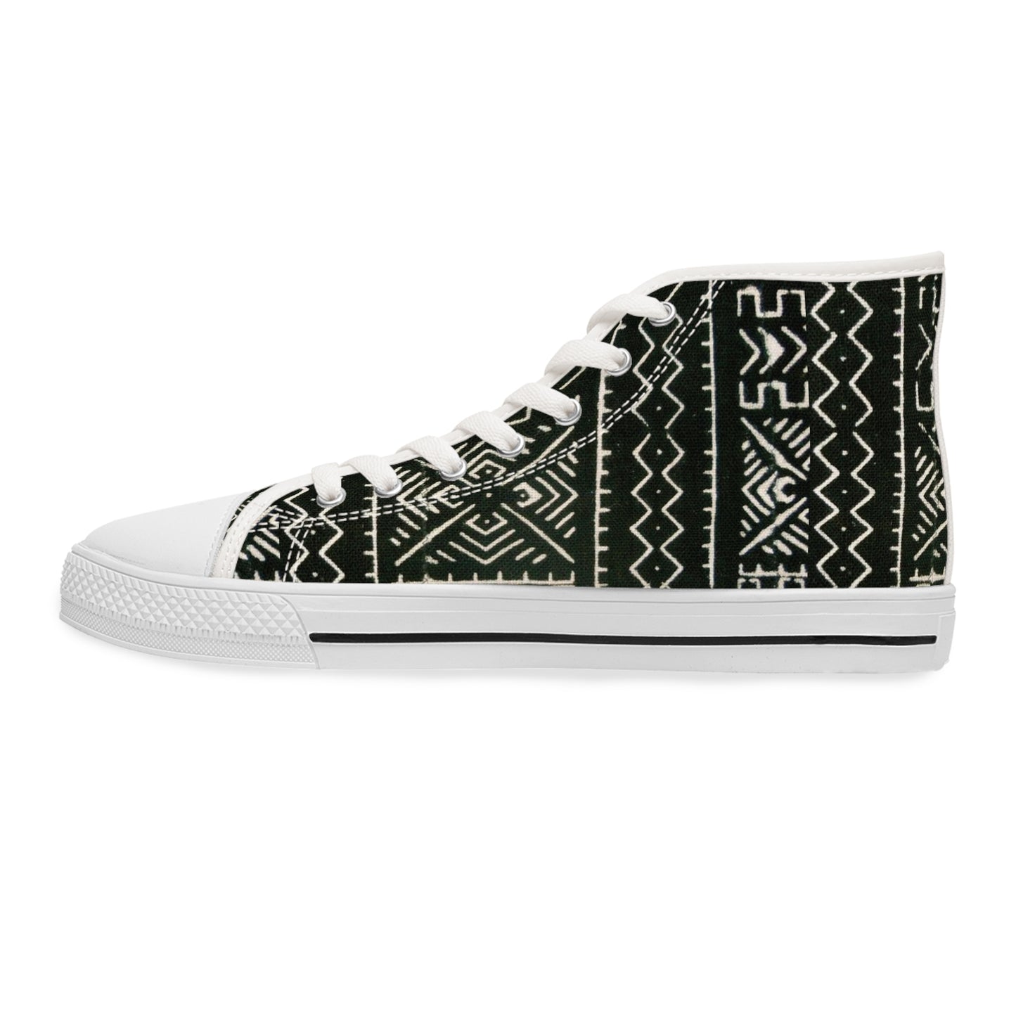 Freedom Culture Women's Mali Mud Cloth Print High Top Sneakers