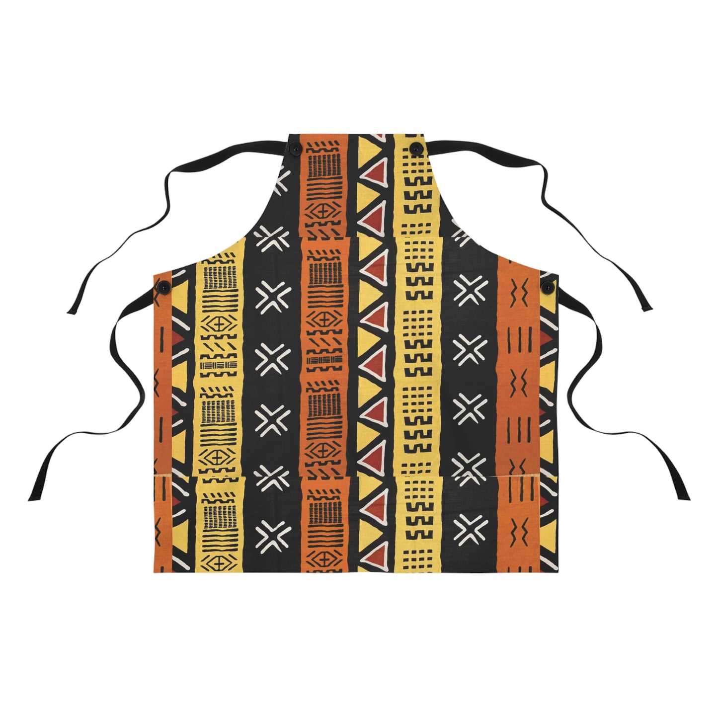 Mud Cloth Print Apron