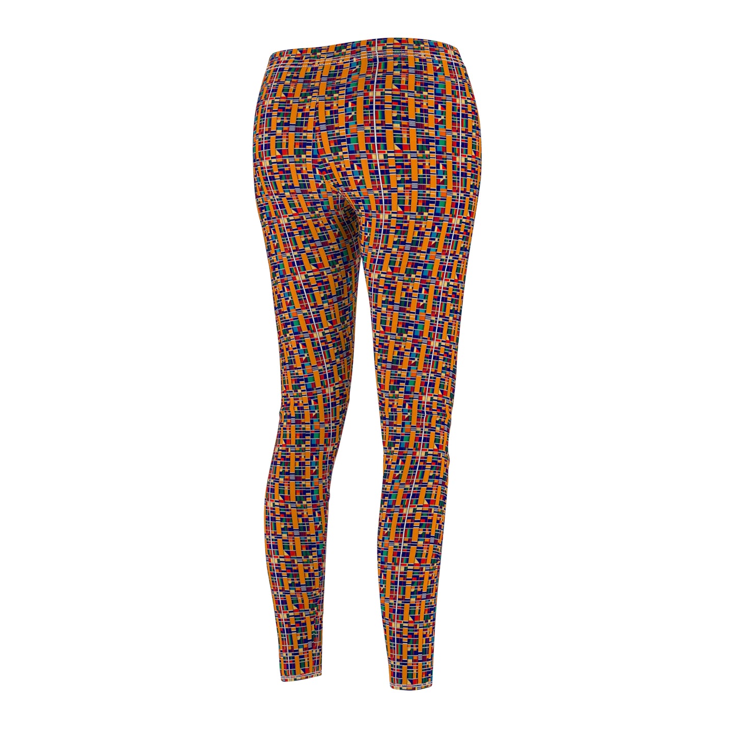 Women's Kente Print Casual Leggings