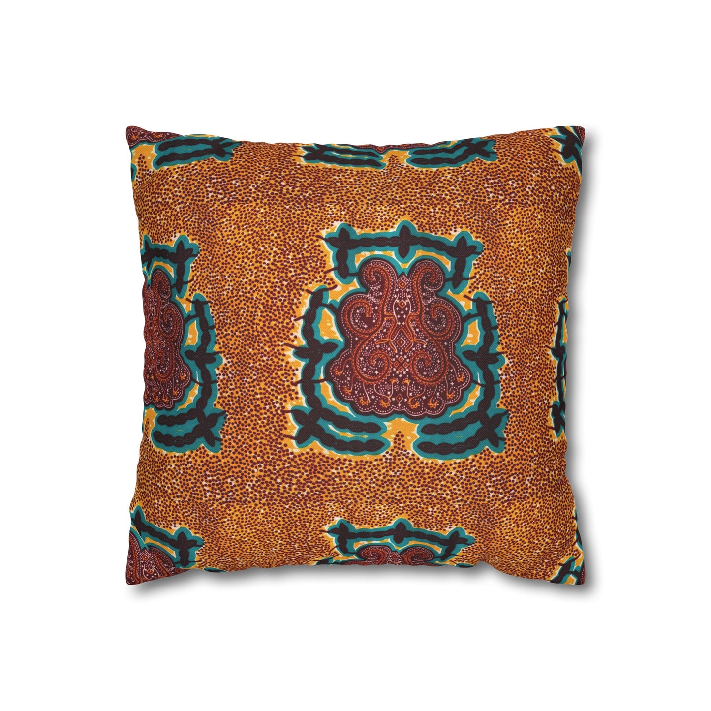 "Gongo" Print Square Pillow Case