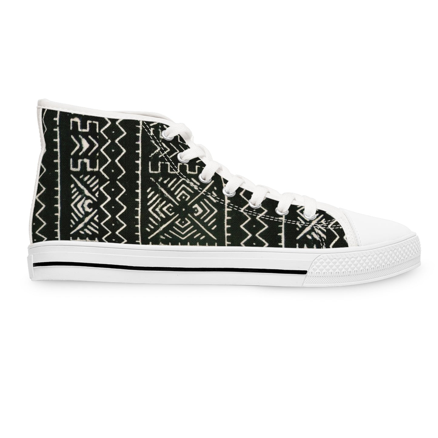 Freedom Culture Women's Mali Mud Cloth Print High Top Sneakers