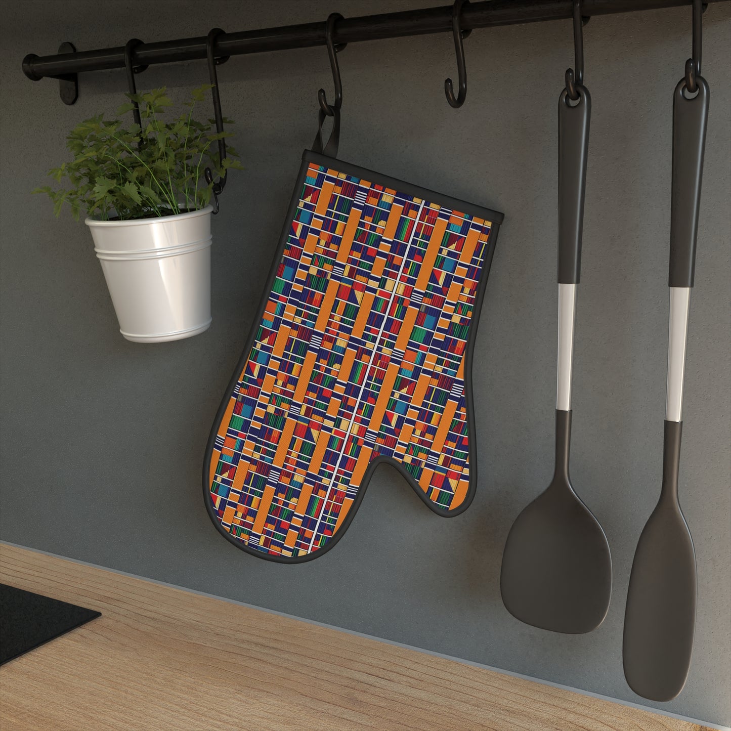 Kente Print Oven Glove