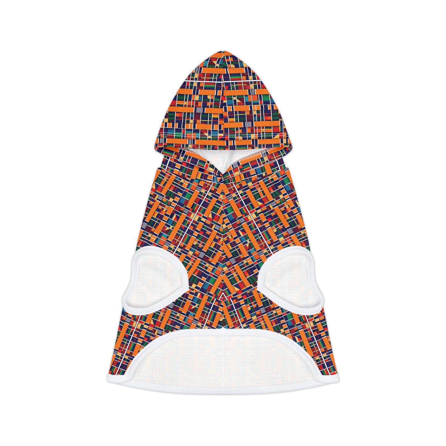 Freedom Culture Pet Hoodie (Kente Print)