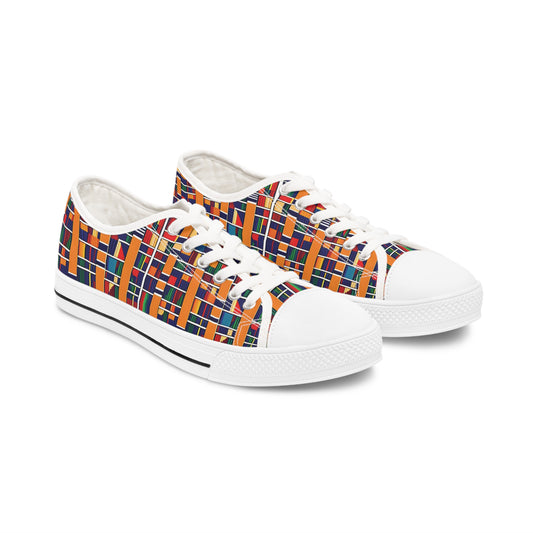 Freedom Culture Kente Print Women's Low Top Sneakers