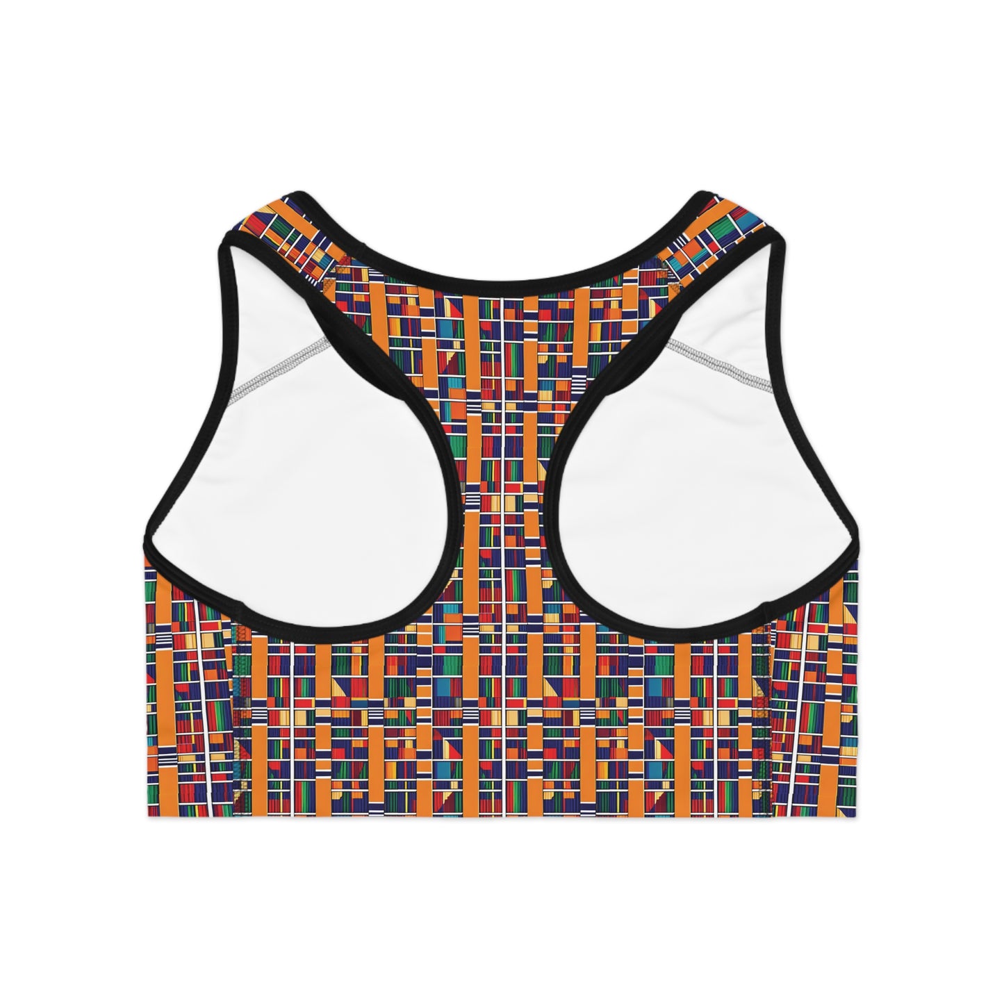 Freedom Culture (Compression Fit) Kente Print Sports Bra