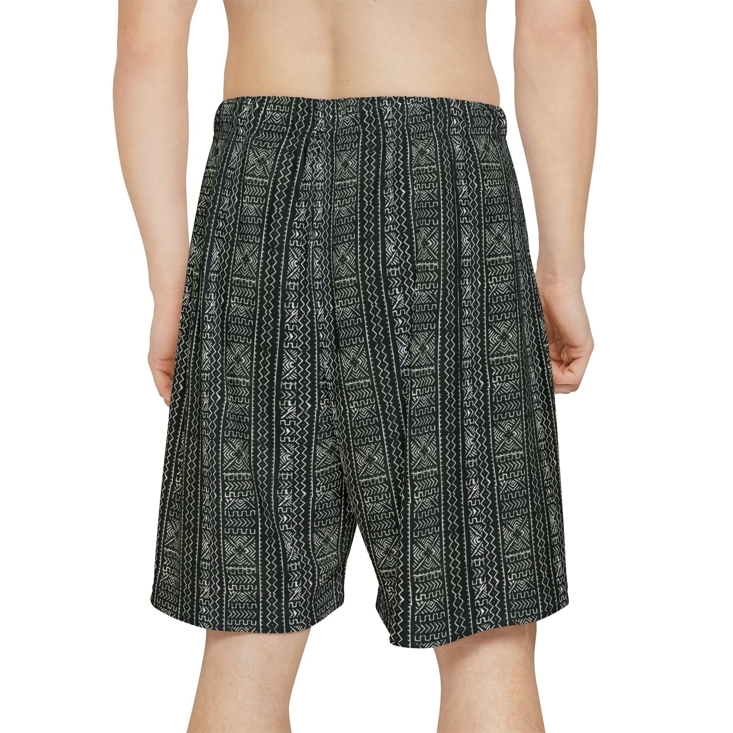 Freedom Culture Men’s Mali Mud Cloth Print Sports Shorts