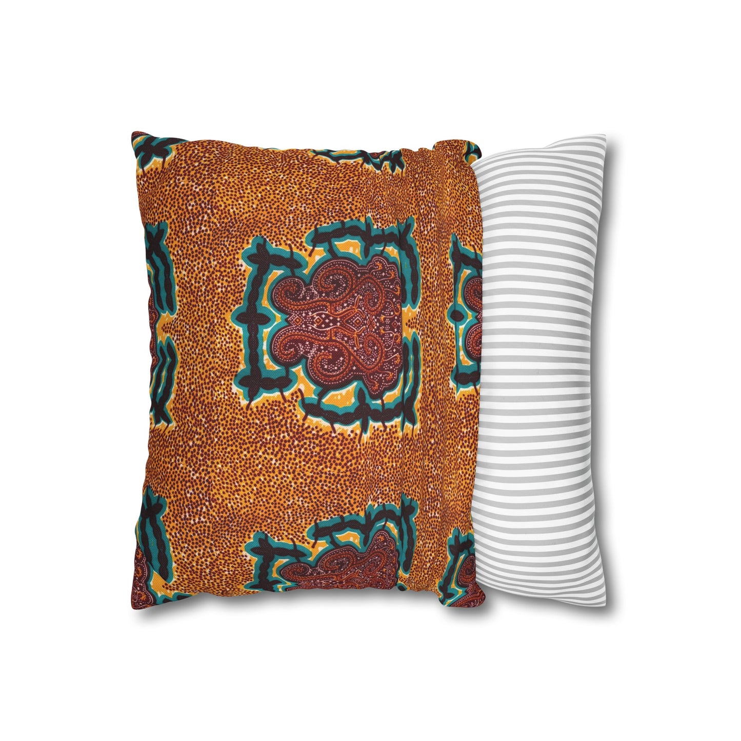 "Gongo" Print Square Pillow Case