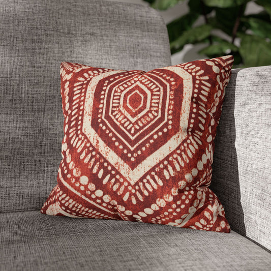 Cloth Print Square Pillow Case