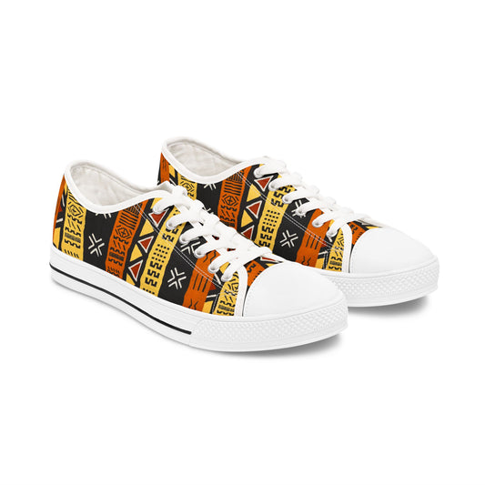 Freedom Culture Women's Low Top Mud Cloth Print Sneakers