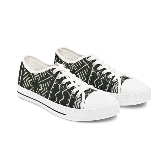 Freedom Culture Women's Low Top Mali Mud Cloth Print Sneakers