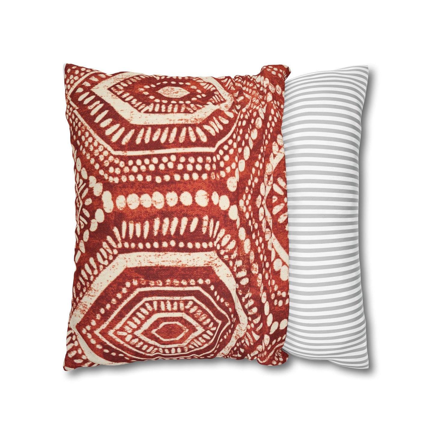 Cloth Print Square Pillow Case