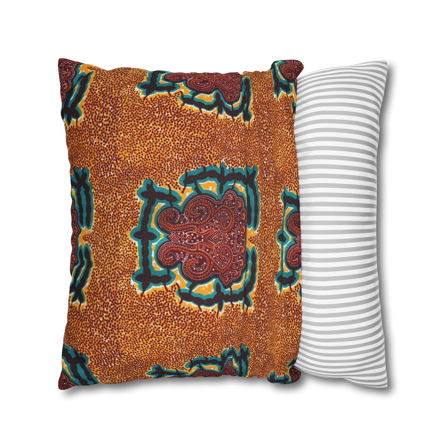 "Gongo" Print Square Pillow Case