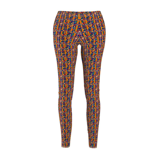 Women's Kente Print Casual Leggings