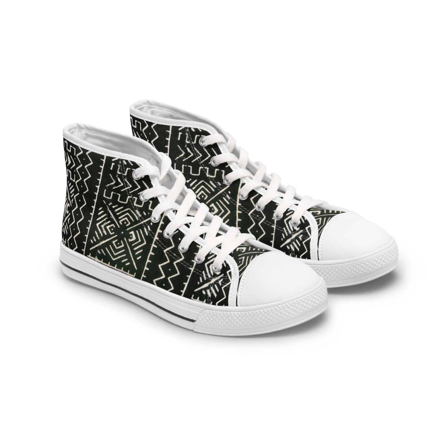 Freedom Culture Women's Mali Mud Cloth Print High Top Sneakers