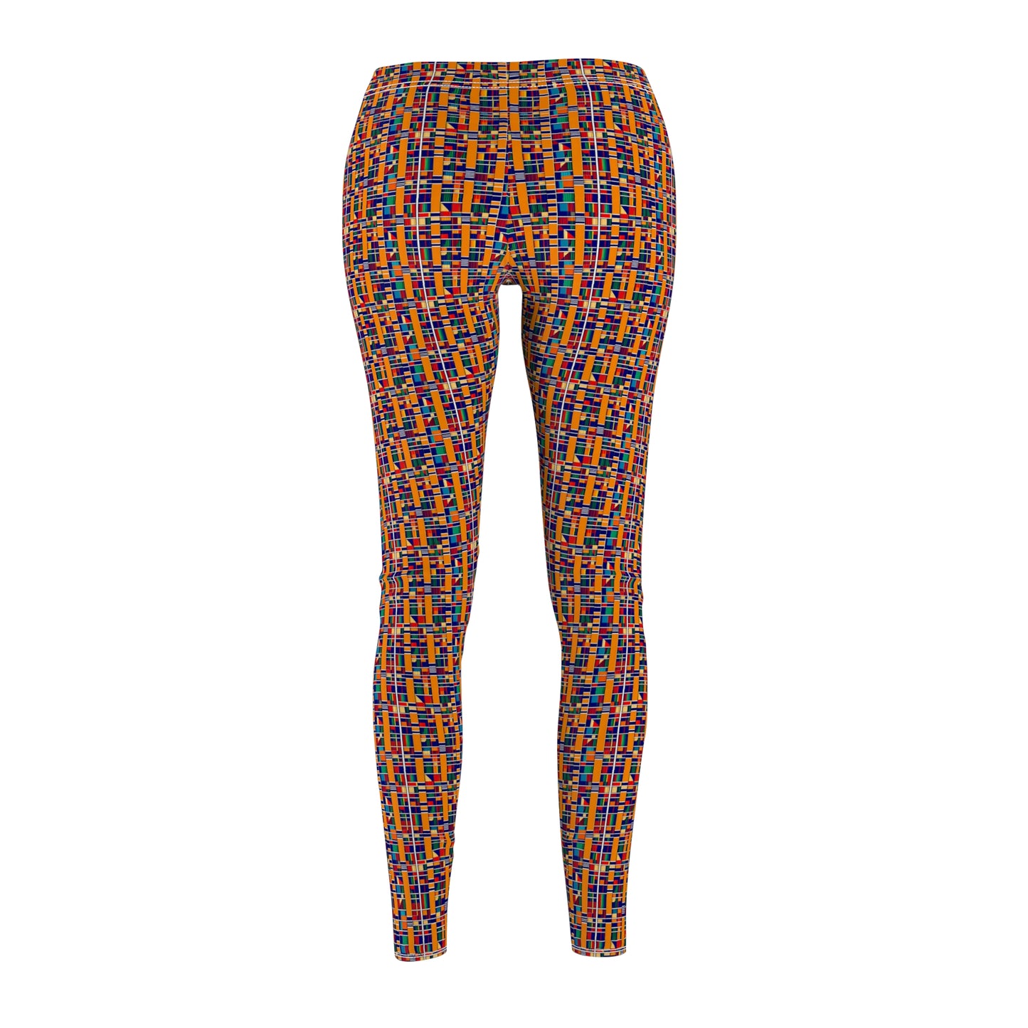 Women's Kente Print Casual Leggings