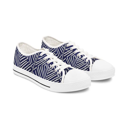 Freedom Culture Women's Low Top Cloth Print Sneakers