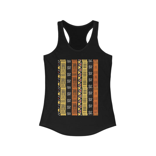 Freedom Culture Women's Mud Cloth Print Racerback Tank